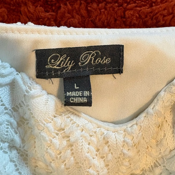 Lily Rose Lace Bodice Maxi Dress Boho Aztec Print Sleeveless L - Picture 2 of 9